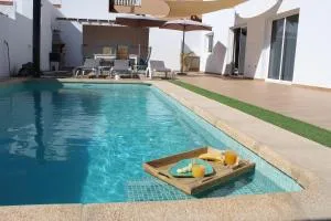 Casa heated pool Tarajalejo - Tesejerague