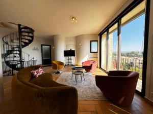 Maisons de vacances Les Haut de Beaumes - Vue panoramique - Climatise : photos des chambres
