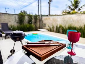 Brusque: Casa aconchegante com piscina