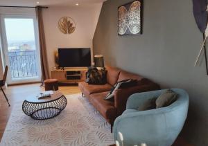 VUE MER panoramique Appartement classé 3 étoiles 2p