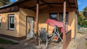 Ferienhaus Golinski auf eigenem komplett umzäunten Grundstück im Unterspreewald mit Kamin