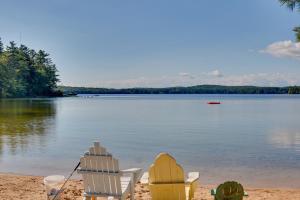 The Birches Raymond Getaway with Beach and Boat Dock