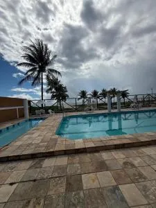 Apto com piscinas e pé na areia - 圣安东尼奥-迪热苏斯