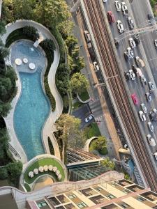 1 bedroom condo, next to BTS Talat Phlu, 0 meters, near Iconsiam, monthly room available