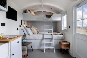 Luxury Shepherd hut with hot tub