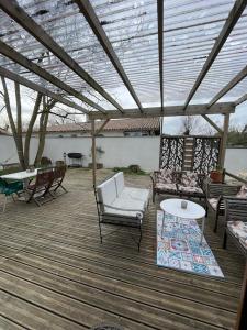 Maisons de vacances Charming house with garden terrace and barbecue : photos des chambres