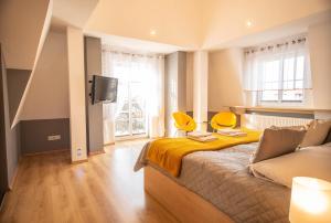 Apartament z sypialnią przy Promenadzie 3 balkony w widokiem na Morze SeaView Promenade Apartment mit Meerblick und 3 Balkonen Apartamenty na Wyspie