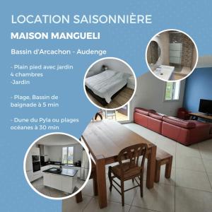 Maisons de vacances Maison MANGUELI - Bassin d -Arcachon : photos des chambres