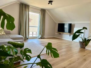 Gemütliche Dachgeschosswohnung auf dem Land