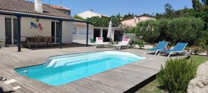 Appartements Charmant studio climatise avec parking, terrasse et piscine : photos des chambres