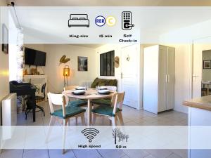 Le Paradis - Charmants appartements proche nature : photos des chambres