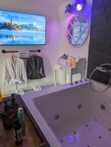 Appartements Gite Oasis Ault - Cine, Balneo & Confort a la Mer : photos des chambres