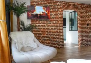 Appartements Gite Oasis Ault - Cine, Balneo & Confort a la Mer : photos des chambres