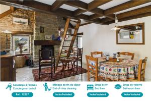 Charmante maison en pierre - vue sur locéan