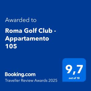 Roma Golf Club - Appartamento 105