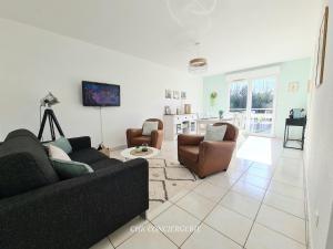 Appartements La Baliere T3 renove terrasse 20min du Puy duFou : photos des chambres