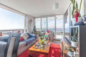 luminoso depto vista al mar