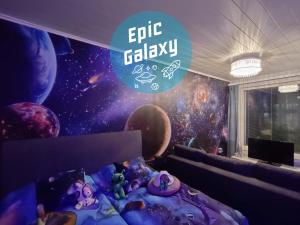 UUSI Epic Galaxy Hiekkasärkät - sisältää liinavaatteet