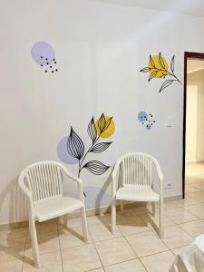 Apartamento pé na areia de frente para o mar