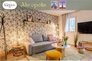 Akropolis by Kleidos - Disney 15 mn - Beau duplex familiale pour 6 - 2 chambres- Parking Gratuit - Conches