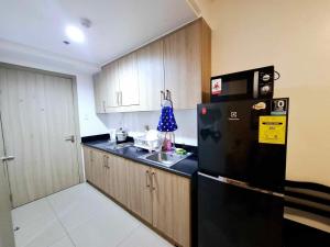 Wooden style amenities view