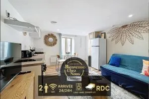 Séjour tout confort dans un appart cosy Aulnat 1 - 热尔扎