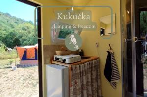 Rent-a-Fairytale Tent "Kukucka" with private sanitary facilities - Natural Slovakia