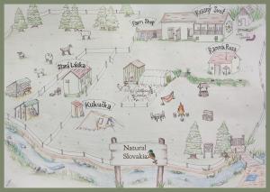 Rent-a-Fairytale Tent "Kukucka" with private sanitary facilities - Natural Slovakia