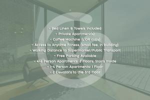 12, Apartments, 4-6 Pers, Central, Stunning View, Near Supermarket & Public Transport