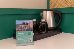 Standard Double or Twin Room with an internal view in the gallery room in Smart Hotel Napoli