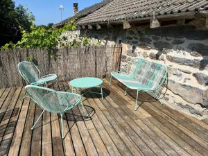 Maisons de vacances Gite des Trioules pour 8 personnes : photos des chambres
