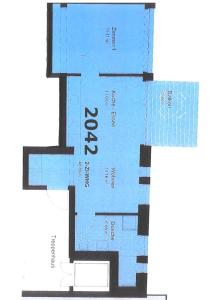 1BR apartment with balcony - West 13