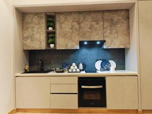 Black themed Suite with Panoramic Glass wall