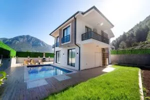 Doğanın İçinde, Özel Havuzlu, Bahçeli Villa - Uzumlu