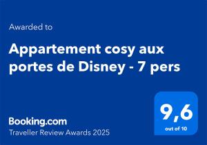 Appartement cosy aux portes de Disney