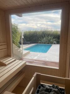 3-bedroom beach villa with a pool and jacuzzi in Green Coast Palase