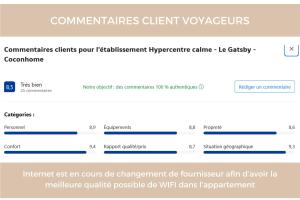 Hypercentre calme - Le Gatsby - HEIWANA