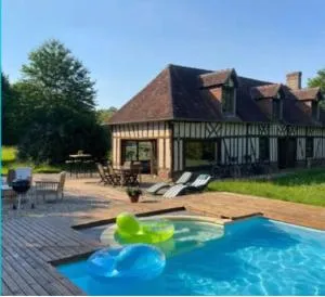 Longère normande avec piscine et jardin - Le Noyer-en-Ouche