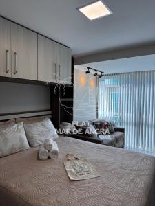 Flat Mar de Angra - Praia Grande - 2 Suítes com cobertura Duplex