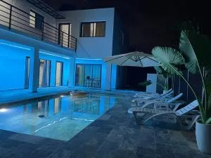 Casa Entre Playas con piscina en Las Galeras - Punta Balandra