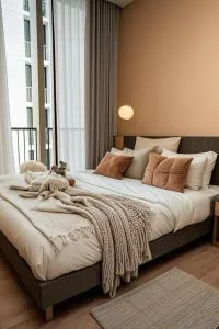 位于素坤逸路的35平带厨房1卧室公寓 - Ban Khlong Krang