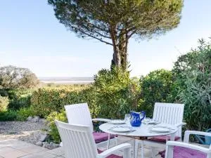 Villa 3 pièces avec grand jardin, piscine collective, vue mer - FR-1-409-277 - 弗勒里