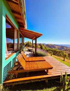 Chalé horizonte azul