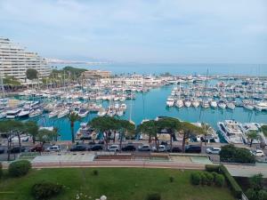 Grand studio vue mer à Marina Baie des Anges