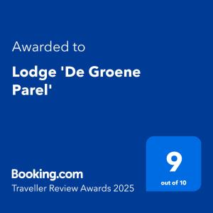Lodge De Groene Parel