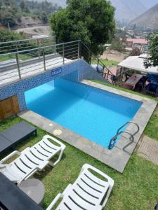 CASA DE CAMPO CON PISCINA EN COCACHACRA HUAROCHIRI SOL TODO EL AÑo