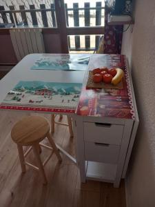 Appartements Studio cabine 4 couchages vue sur les pistes : photos des chambres