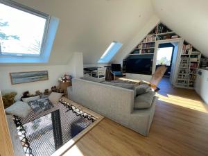 Villas Ty Glazu Villa neuve grand confort, jardin 1600m2, GR34, criques, restos et port Doelan a pied : photos des chambres
