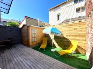 Maisons de vacances Le Bel Air -jardin - proche Mer & parking gratuit : photos des chambres