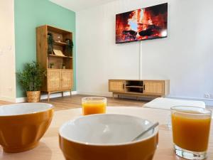 Appartements Le nid de la basilique T3 avec balneo : photos des chambres